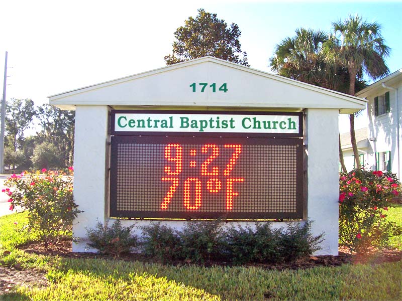 Central Baptist Church Monument Sign
